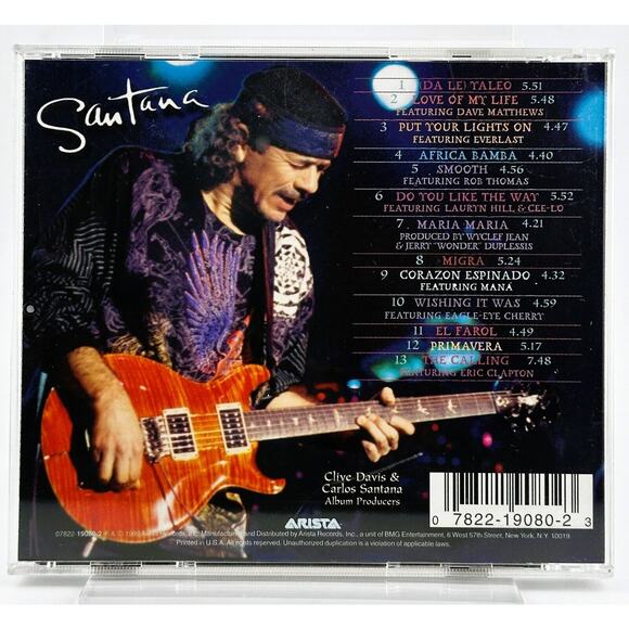 Santana Supernatural FULLY TESTED CD - Picture 2 of 3